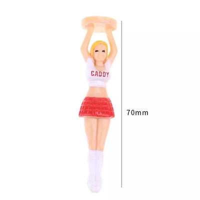 Accessories Novelty Golf Balls Standing Womens Girl Golf Tee Golf Ball Tees Lady Golf Tee Golf Ball  Holder Cheerleaders Tee
