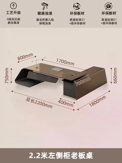 Design Organizer Office Desk Reading Nordic Quality Secretary Computer Desks Light Luxury In Stock Mesa Escritorio Furniture