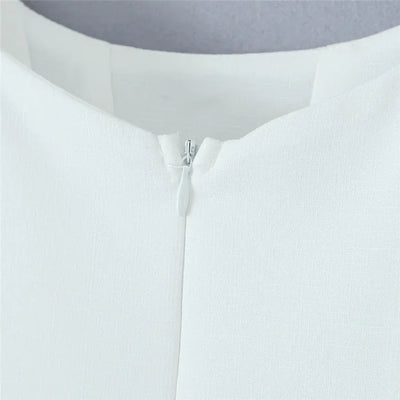 Summer clothes women 2024 short dresses women evening party dresses white bodycon mini dress birthday dresses luxury fish bone