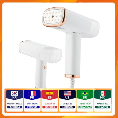 Portable Handheld  Steam Iron 1000W Folding Mini Garment Hanging Steamer Clothes Ironing Wet Dry Ironing Machine for Home Travel