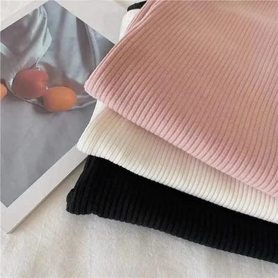 Thermal Underwear Tops Women Velvet Thickened Suspender Bottomed Shirt