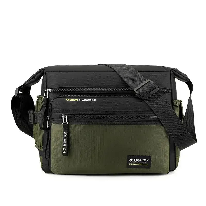 Men Crossbody Bags Male Nylon Shoulder Bags Boy Messenger Bags Man Handbags for Travel Casual Large Bag