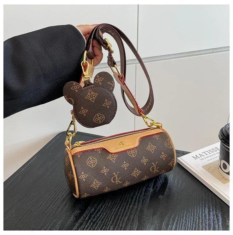 Famous designer popular classic elegant handbags leather ladies crossbody shoulder bag versatile and chic for evening