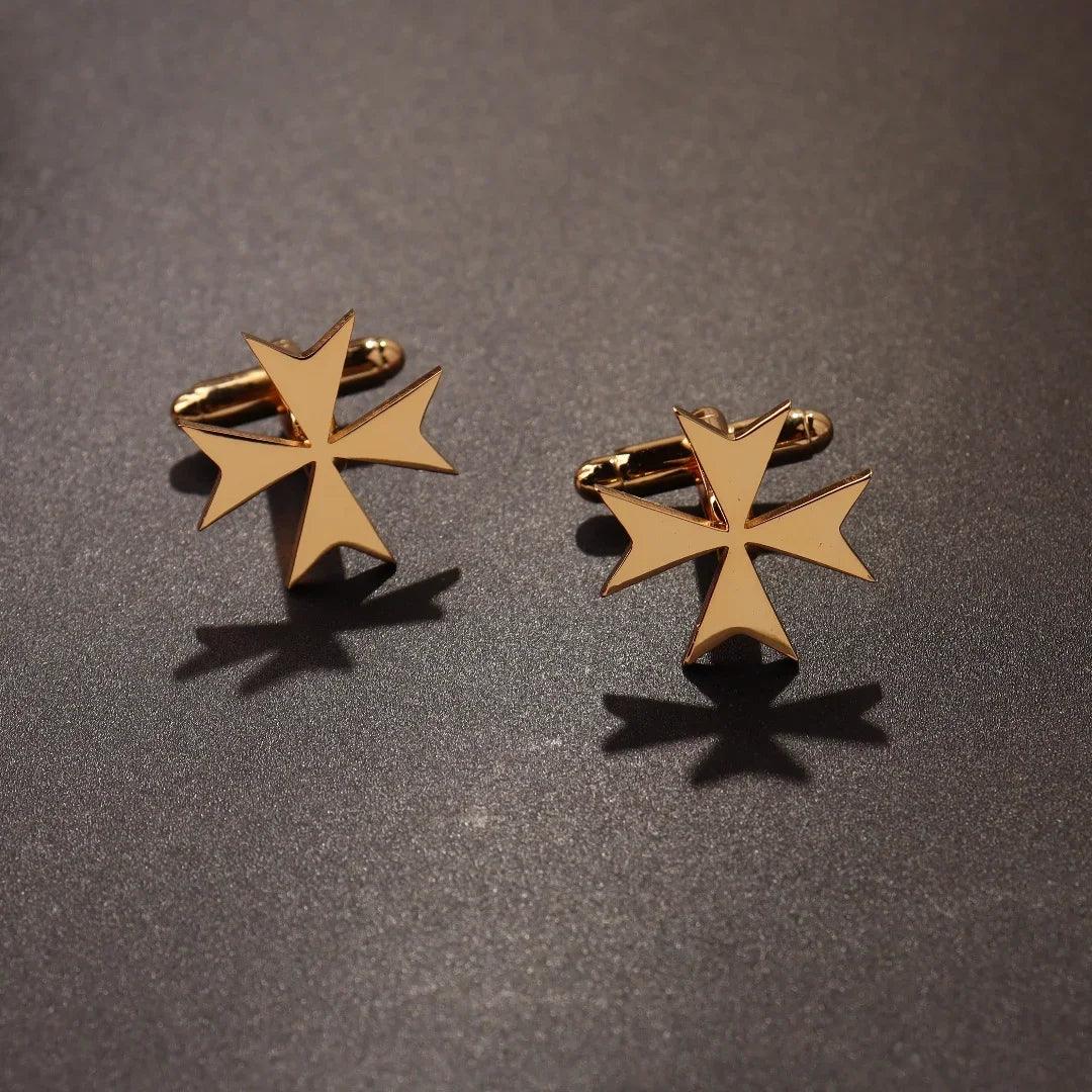 1Pair  Stainless Steel Cufflinks Men  Cuff ButtonLion Eagle Cross Sikh Symbol  For Wedding Shirt Badge Pin Business Shirt Cuffli