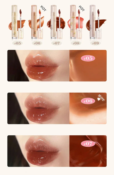 FLORTTE Beauty Lip Lasting Tint First Kiss Series Water Glossy Nice To Meet Chu Blooming Liquid Lipstick Makeup Women Cosmetics