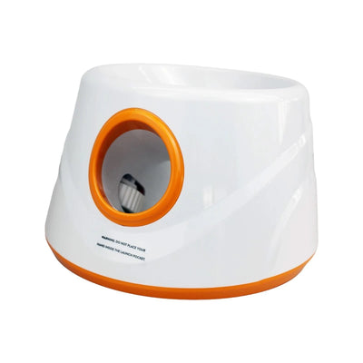 Automatic Ball Launcher Indoor/Outdoor Dog Toy 3 Distance Settings ETPU Balls Dog Tennis Ball Launcher Interactive Dog Toys