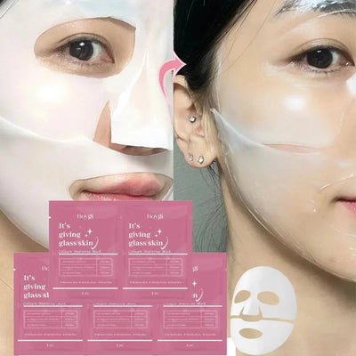 Deep Collagen Mask Facial Shrink Pores Moisturizing Overnight Mask Anti-Wrinkle Hydrating Refreshing Brightening Face Skin Care