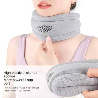 Sponge Neck Support Brace Vertebrae Recovery Firm Head Pillows Neck Spine Stabilizer Comfort Breathable Cervical Traction Device