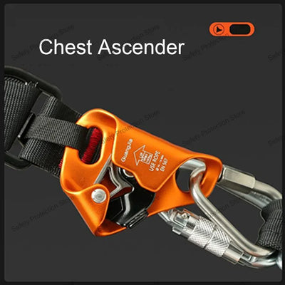High Altitude Work Safety Harness Full Body 5-Point Safety Belt Outdoor Climbing Mountaineering Construction Rescue Equipment