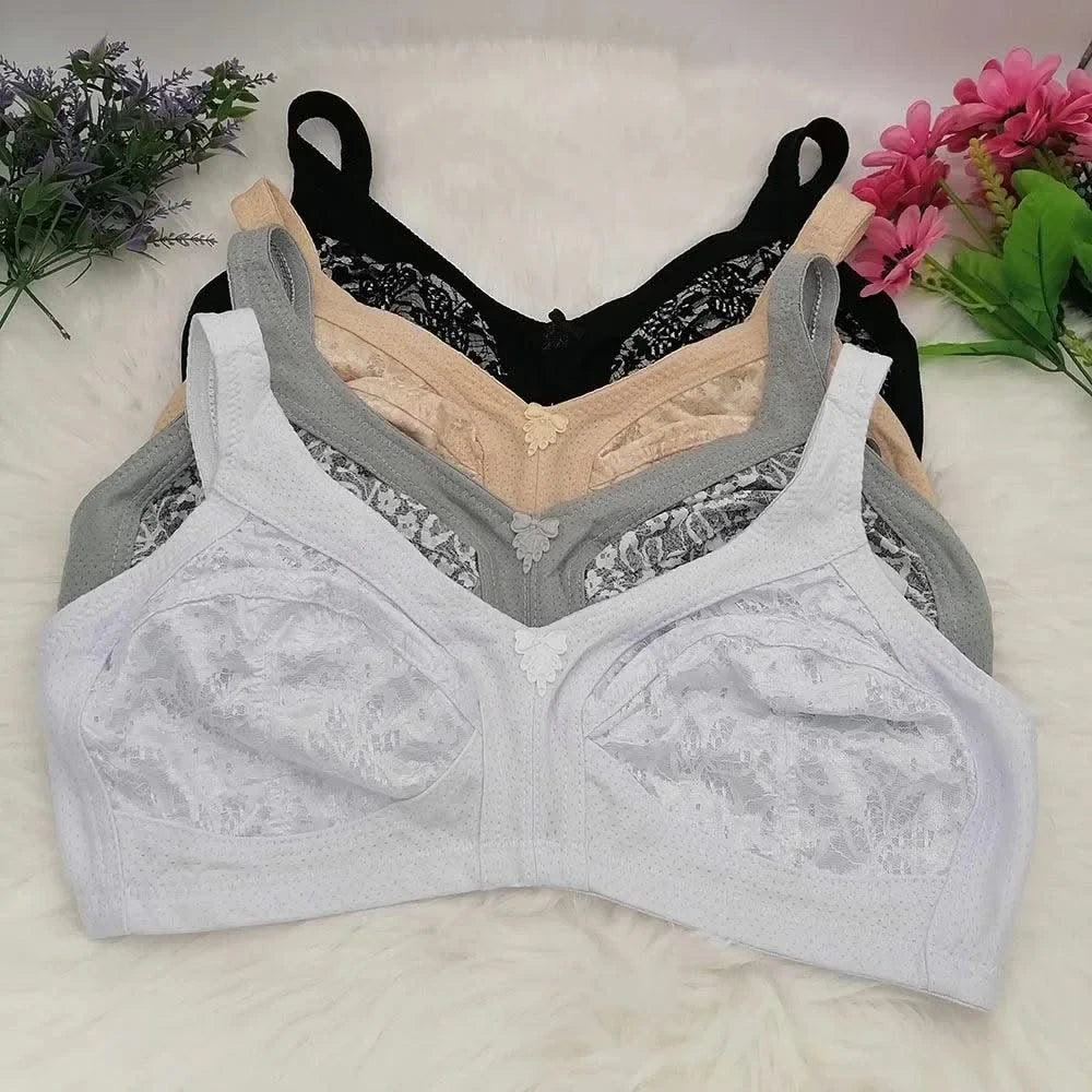 Classic Full Coverage Bra for women lace embroidery