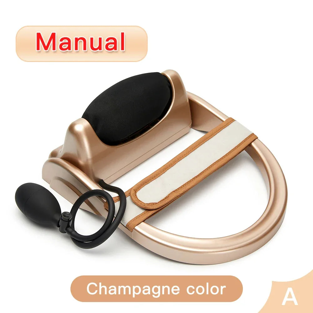 Electric Neck Massager Vibration Masssge Pillow Air Compression Kneading Heat  Massager Neck Stretcher Cervical relieve Pain