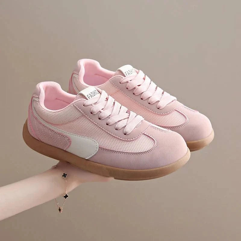 Women's Shoes Fashion Trend College Style Wide Toe Soft Comfortable Flat Casual Shoes Outdoor Casual Sports Shoes Women Sneaker