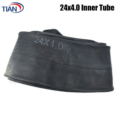 20/24/26 Inch Beach Bike Snow Bike Inner Tube 20x4.0/24x4.0/26x4.0 AV Schrader Electric Bike Fat Tire Cycling Tyre Rubber Tube