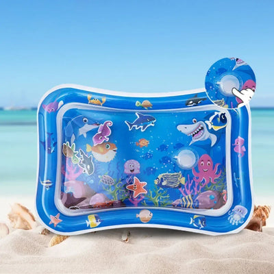 Summer Toys Baby Water Mat PVC Inflatable Cushion Infant Toddler Water Play Mat for Children Early Education Developing Baby Toy