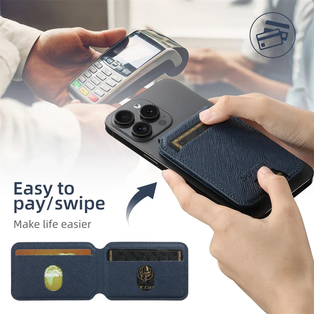 Wallet Phone Case For iPhone 17 17Air 12 13 14 15 Plus 16 Pro Max Card Holder Leather Magnetic Pocket For Magsafe Wallet Cover