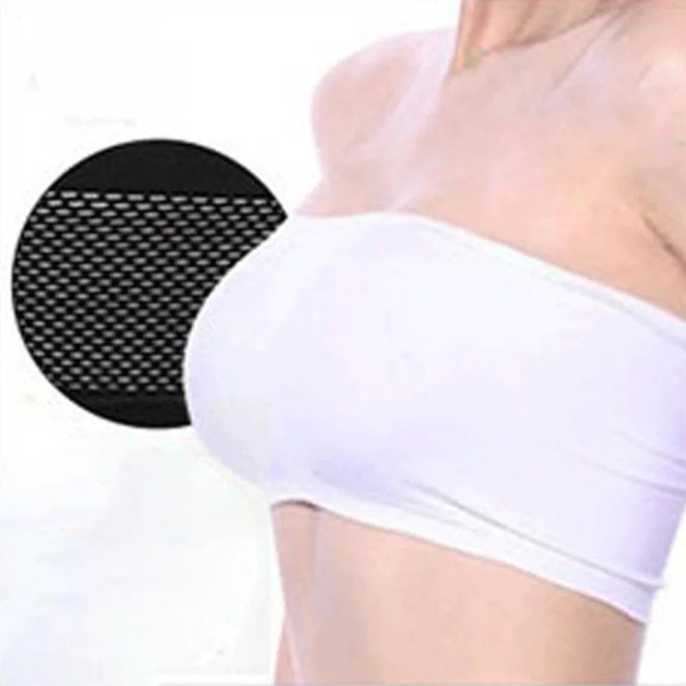 Summer Women Strapless Bra Bandeau Soft