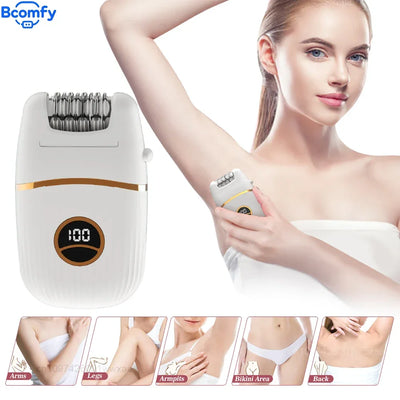 Electric Shaver for Women Flawless and Painless Hair Remover Detachable and Washable Head Rechargeable Epilators for Women