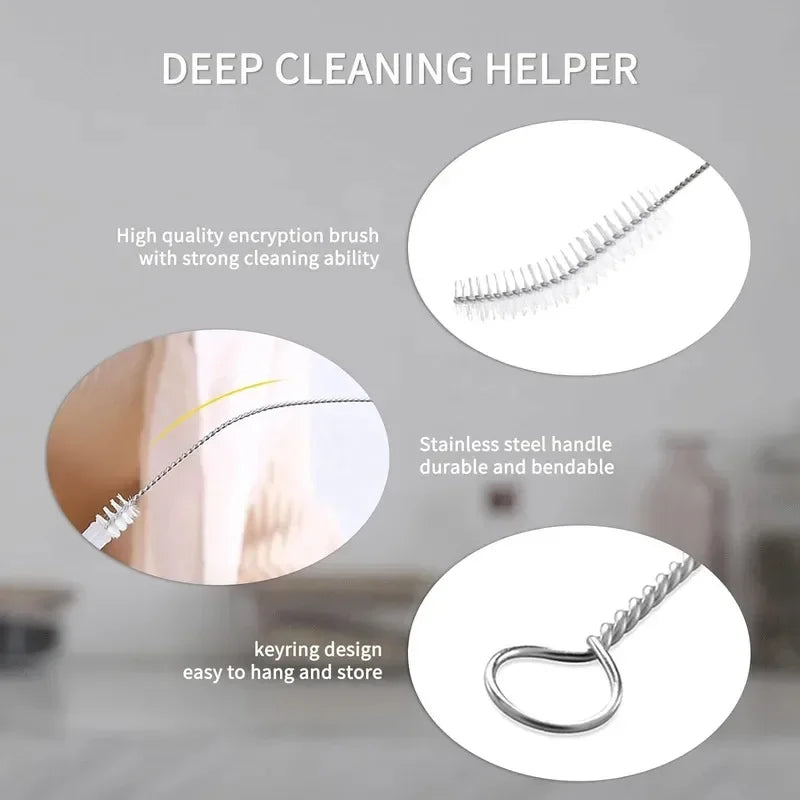 Bottle Cleaning Brushes Kitchen Nylon Multifunction Clean Brush Set Tattoo Equipment Pipeline Cleaning Tools