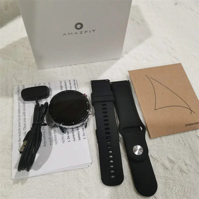 Amazfit GTR 2 Smartwatches No New Smart Watch For Men Waterproof 5ATM GPS 95New Exhibition SportsWatch Mens Refurbished Watch