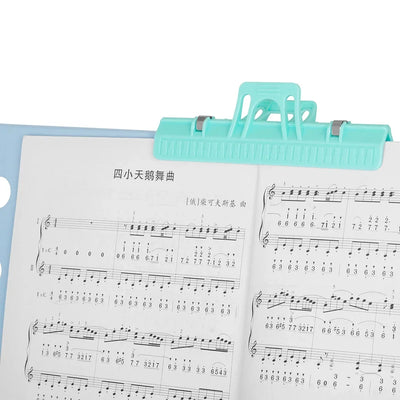 Music Sheet Clips Music Holder Stand ABS Sheet Music Sheet Music File Book Holder  for Piano Guitar Playing Page Paper Clamps