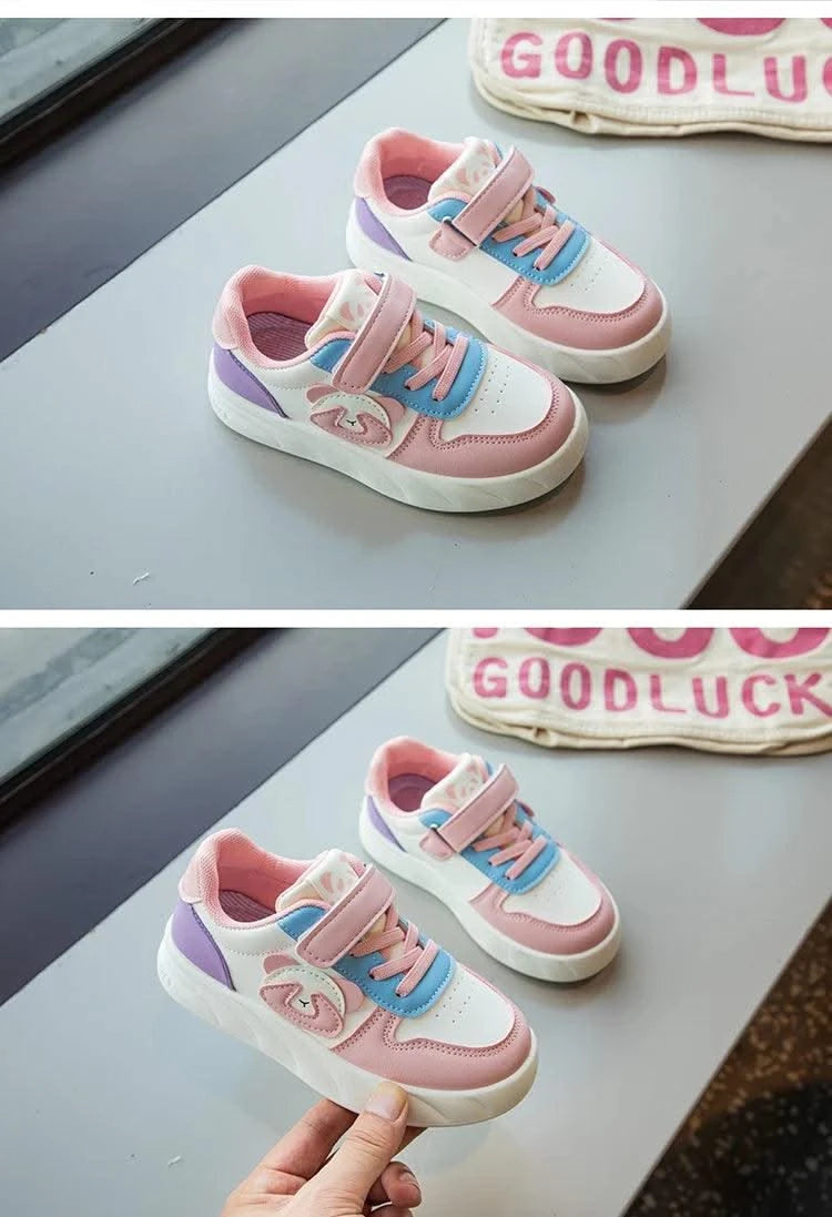 Kids' Sports Shoes Non-Slip Boys Girls Casual Shoes Sneakers Soft Sole 2025 New Children  Running Shoes Cute  Panda Comfortable