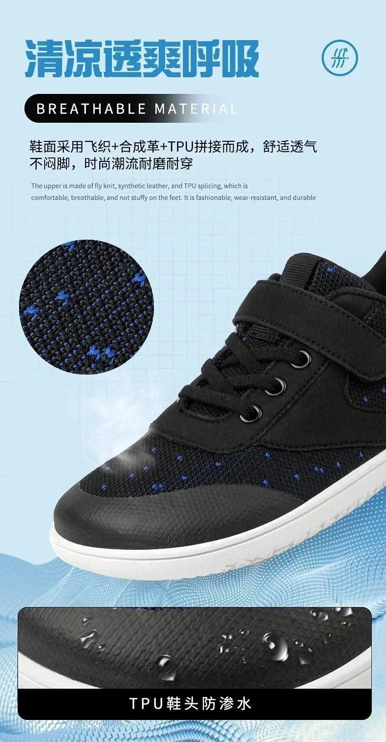 Little Big Kid Wide Barefoot Shoes Boys Girls Minimalist Sneakers Lightweight Non Slip Natural Children Walking Shoes Skate Flat