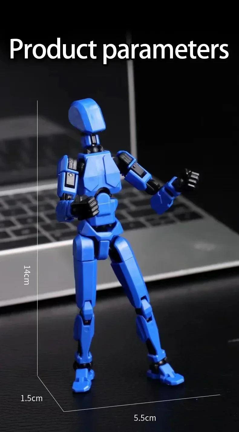 Multi-jointed movable shapeshift robot 2.0 3d printed mannequin dummy 13 action figures toys kids adults