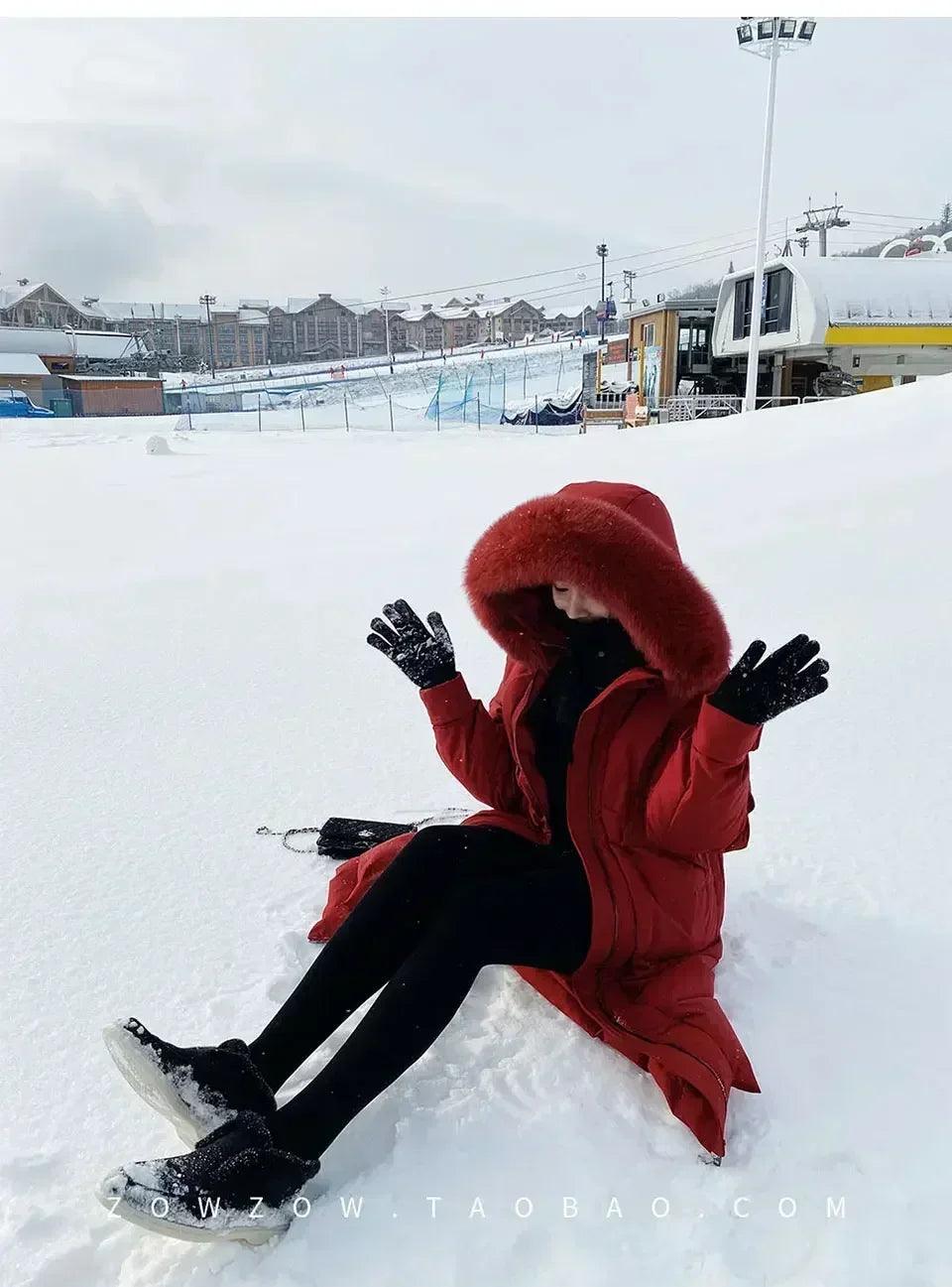 Fur ankle boots women’s cow suede loafers high quality 2025 winter flat shoes integrated warm snow