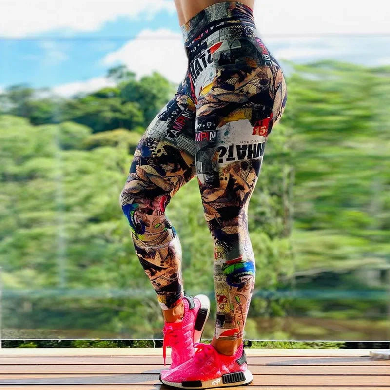 Women Tie-Dye Gym Leggings