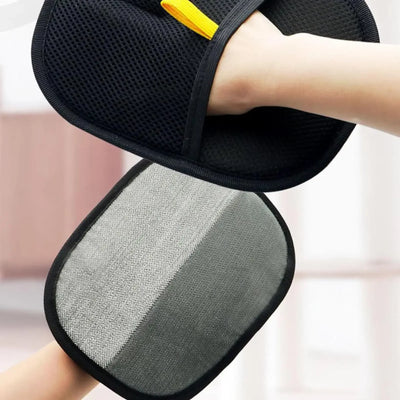 Pet Shedding Gloves Pet Puppy Hair Removal Static Gloves Pet Detangling Gloves Pet Deshedder Gloves for Furniture Tablecloth