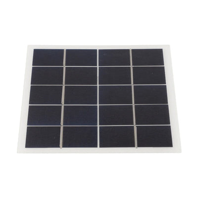 Outdoor Use 0-800MA Portable Solar Panel 7W Solar Panel Fine Workmanship Versatile Application For Home Lighting
