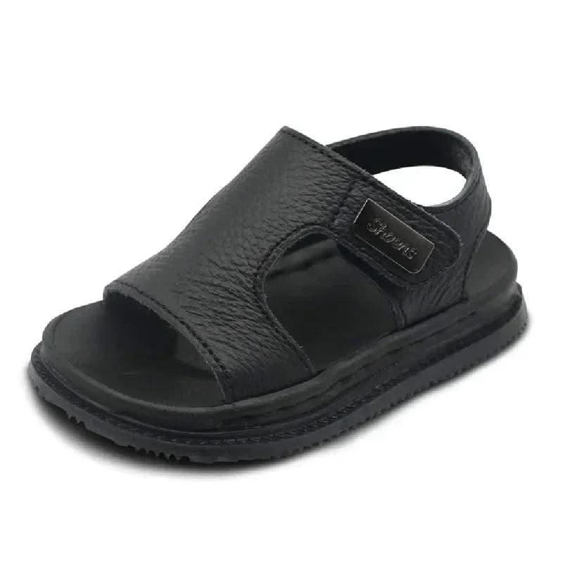 Children's Sandals Fashion Boys' New Summer Middle and Small Children's Soft Sole Baby Anti slip Open Toe Beach Shoes