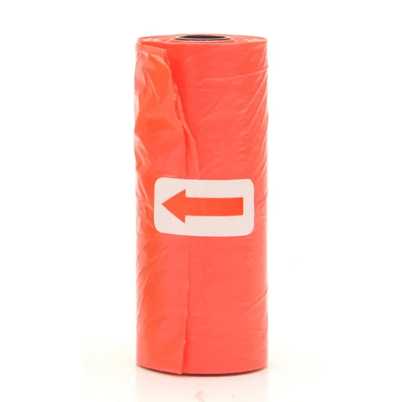 1200pcs Random Color Cartoon Paw Graphic Dog Poop Bags Pet Poop Bags Leak-Proof Dog Waste Bags For Pet Supplies