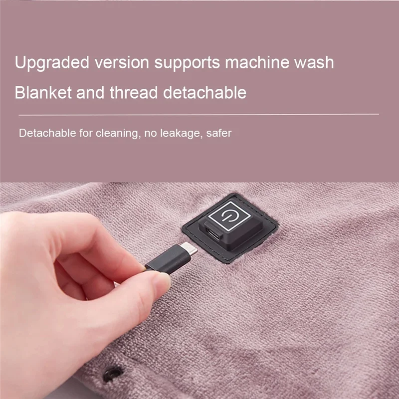 A69eheated Electric Blanket Warmup Blanket 3 Heating Levels 39 X 31 Inch Warming Mat Fast Heating Warming Blanket For Home