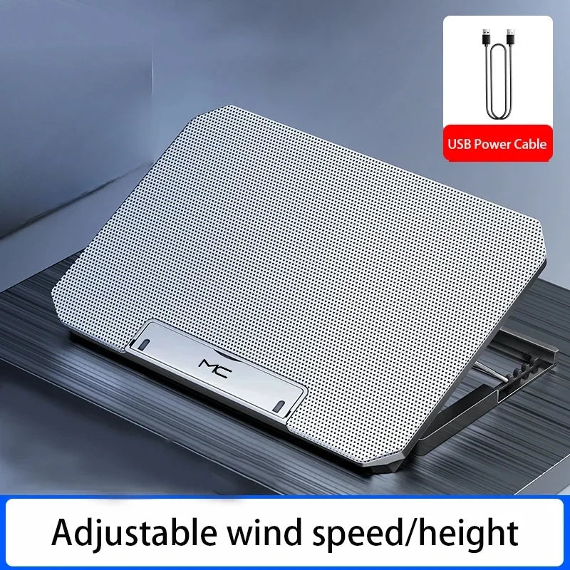 Gaming Laptop Holder Cooler Large Size For 12-16 Inch Notebook Laptop Cooling Pads Wind Speed Adjustable Silent Laptop Stand