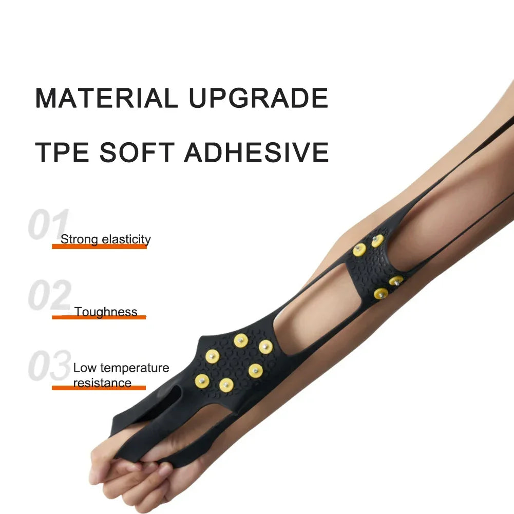 10/5 Teeth Outdoor Snow Mountaineering Cleats Anti-Slip Bundled Crampons Unisex Snow Claw Shoe Covers Walking Hiking Accessories