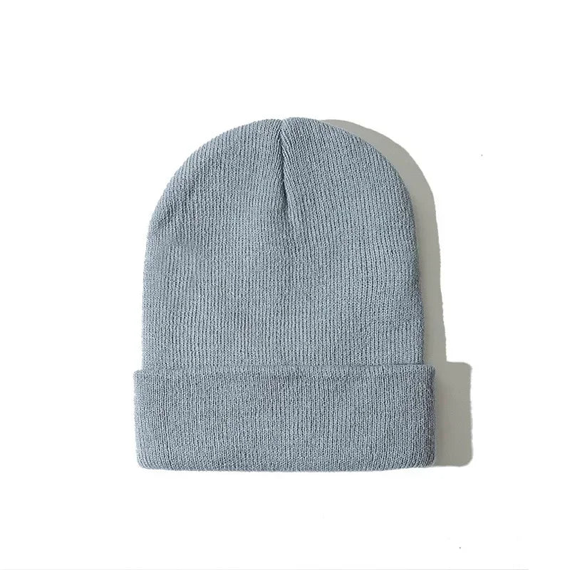 2019 Winter Hats for Woman Beanies Knitted Solid Cute Hat Girls Autumn Female Beanie Caps Warmer Bonnet Ladies Casual Cap Man