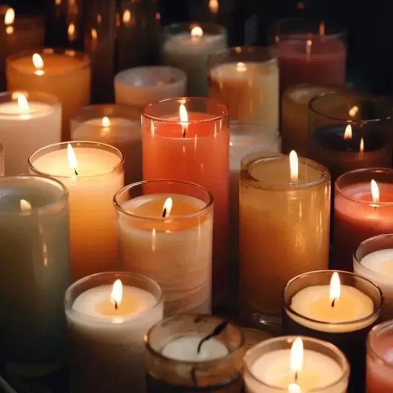 30-100pcs /set waxed cotton candle wicks set smokeless wax core diy soy woven kerosene lamp candles making supplies