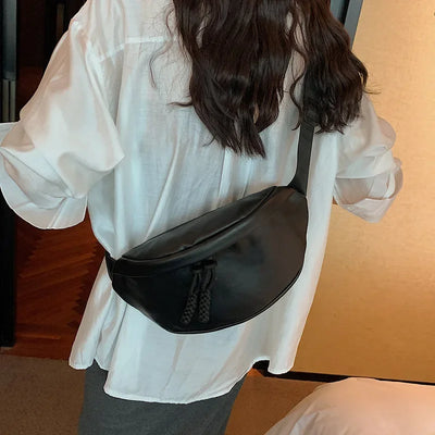 Designer Woman Waist Bag Quality Soft Leather Fanny Pack Purse Fashion Brand Ladies Belt Bag Luxury Shoulder Crossbody Chest Bag