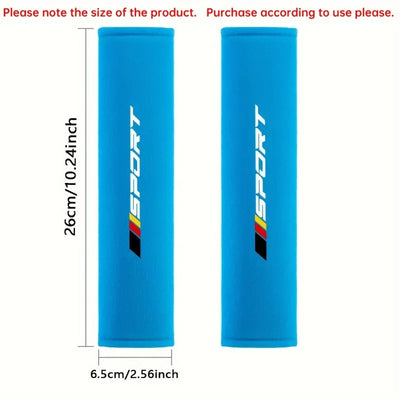 2 pcs Soft and Comfortable Car Seat Belt Cushions, Personalized and Fashionable Seat Belt Cushions, Suitable for Vehicle Use