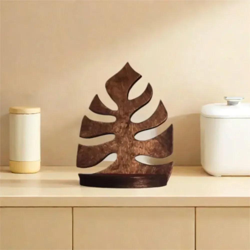 Home decoration wooden wall frame mounted creative plant hanging retro modern storage rack