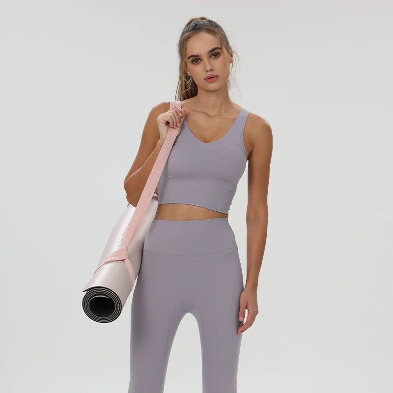 Women's Seamless U Neck Crop Top