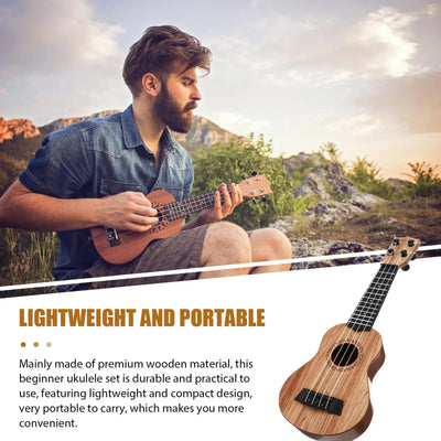Ukulele Toy for Kids Musical Instruments Toddler Guitar Beginner Ukuleles Safe Premium Material Lightweight Compact