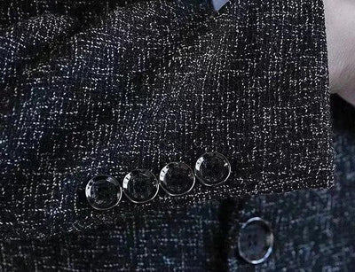 Plaid Male Blazer Brown Men's Suit Jackets Single Breasted Coat Fashion 2024 Fashionable High Quality Classic Luxury Designer