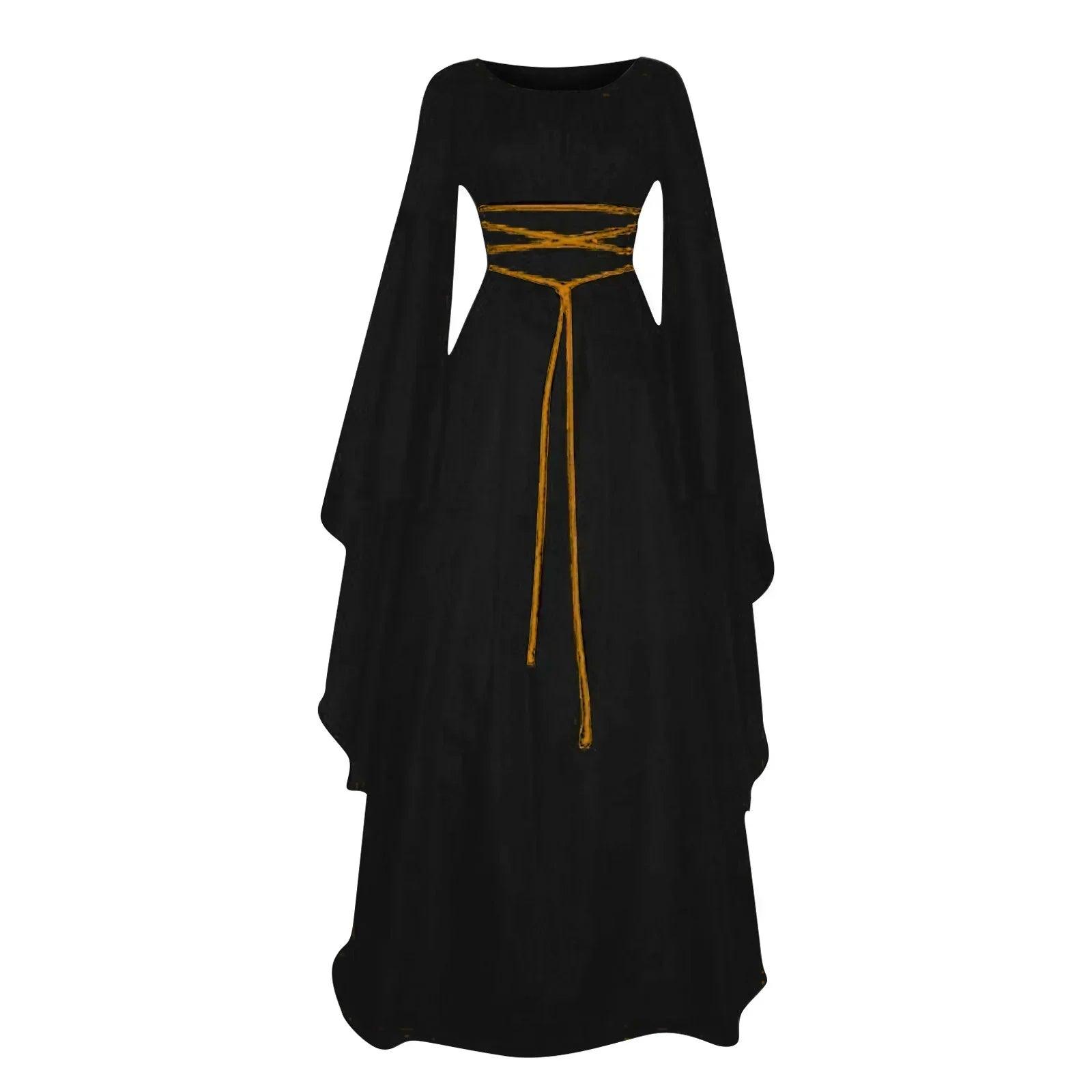 Women dresses vintage medieval cosplay costume ghost witch vampire gothic dress halloween christmas masquerade party