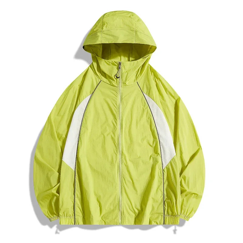 Summer Sun Jackets Men's Outdoor Cycling Clothing Quick Dry UV Skin Coat Women Sports Sun Protection Hiking Camping Windbreaker