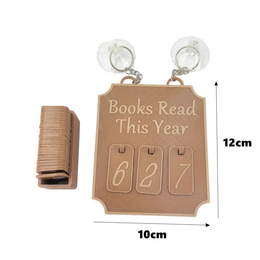 New hanging bookshelf counter bookish decor reading record board decoration home festival gifts