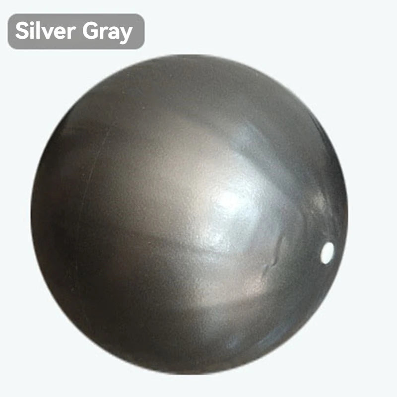 Yoga Ball-Matte Textured Reinforced Anti-Burst Back-Supporting Ball with Handles Gymnastics Ball Fitness Pilates Ball
