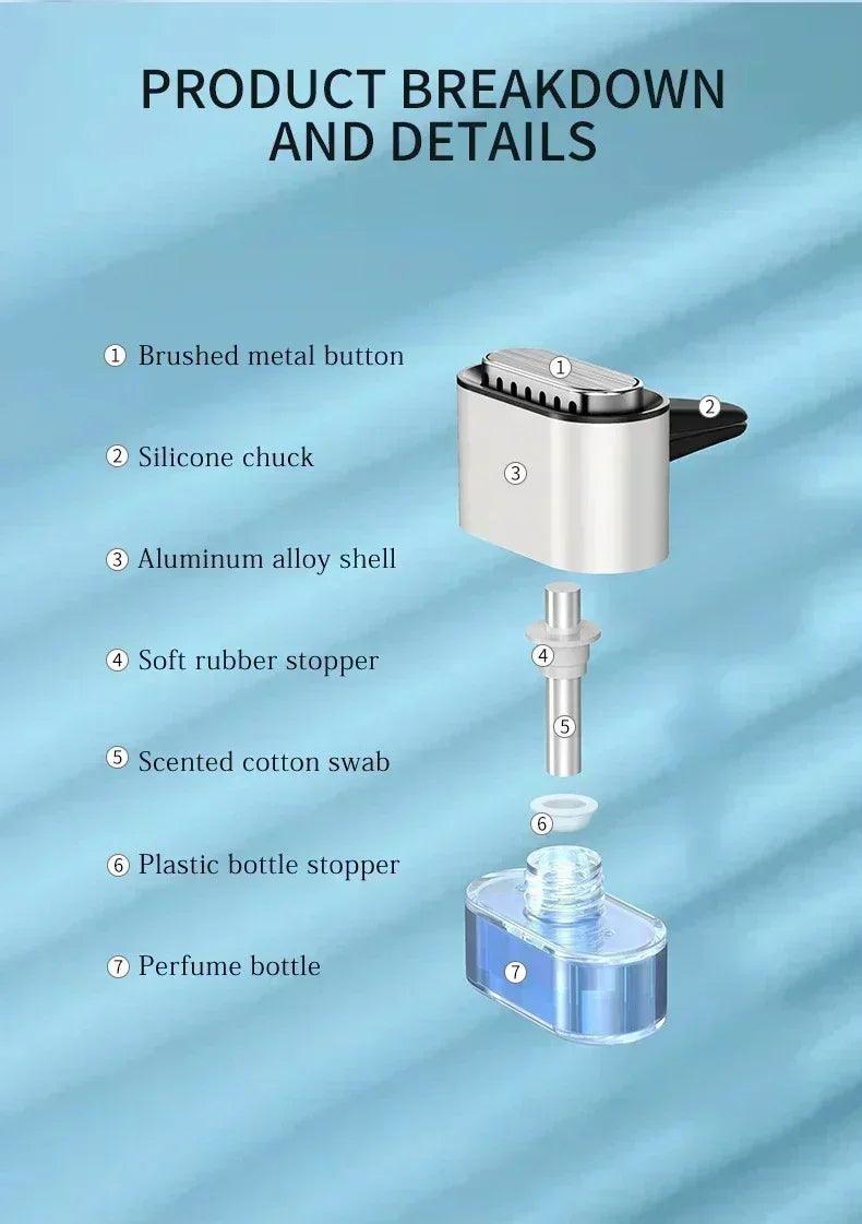 Luxury car fragrance air freshener scent diffuser essential oils diffuse lasting perfume interior accessories