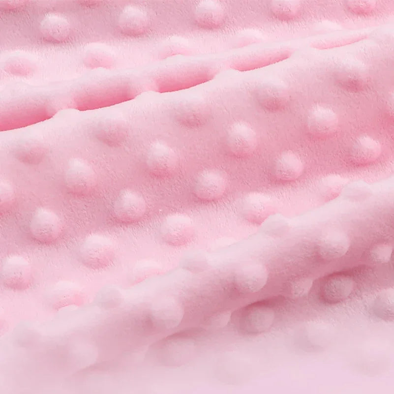 3D Velvet Fabric Short Fleece Autumn and Winter Warm Comfort Blanket Bedding Baby Handmade DIY by Half Meter